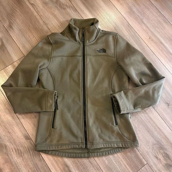 North Face Green Athletic Full Zip Jacket‎ Women Small - Picture 1 of 5